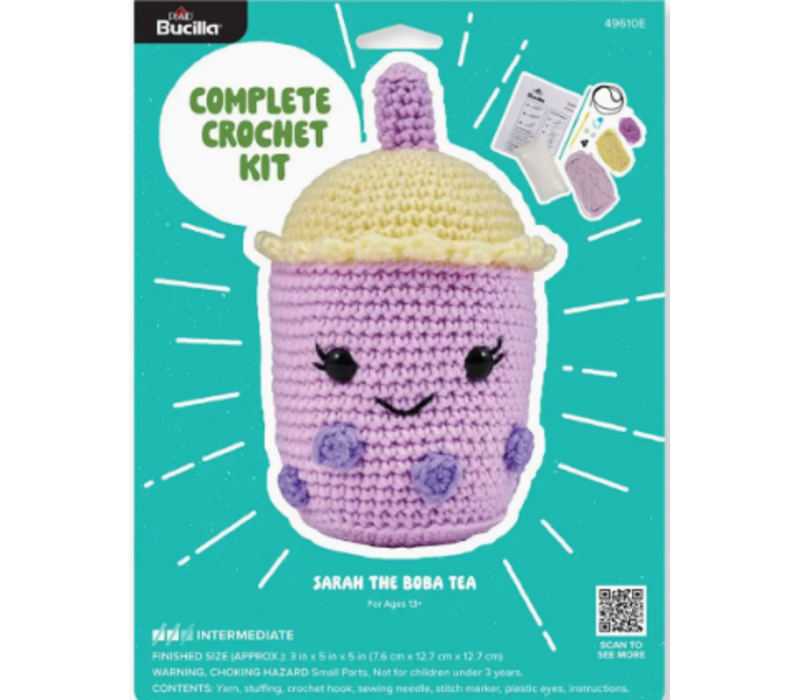 Crochet Kit - Sarah the Boba Tea*