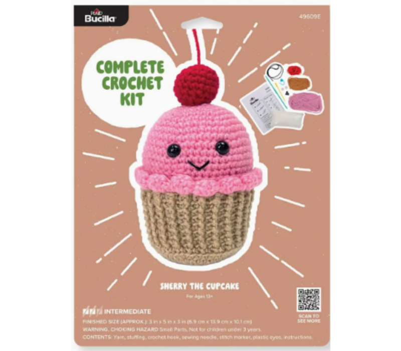 Crochet Kit - Sherry the Cupcake*