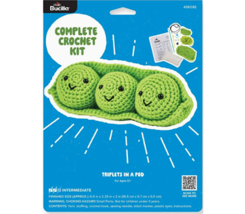 Crochet Kit - Triplets in A Pod*