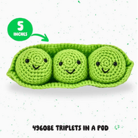 Crochet Kit - Triplets in A Pod*