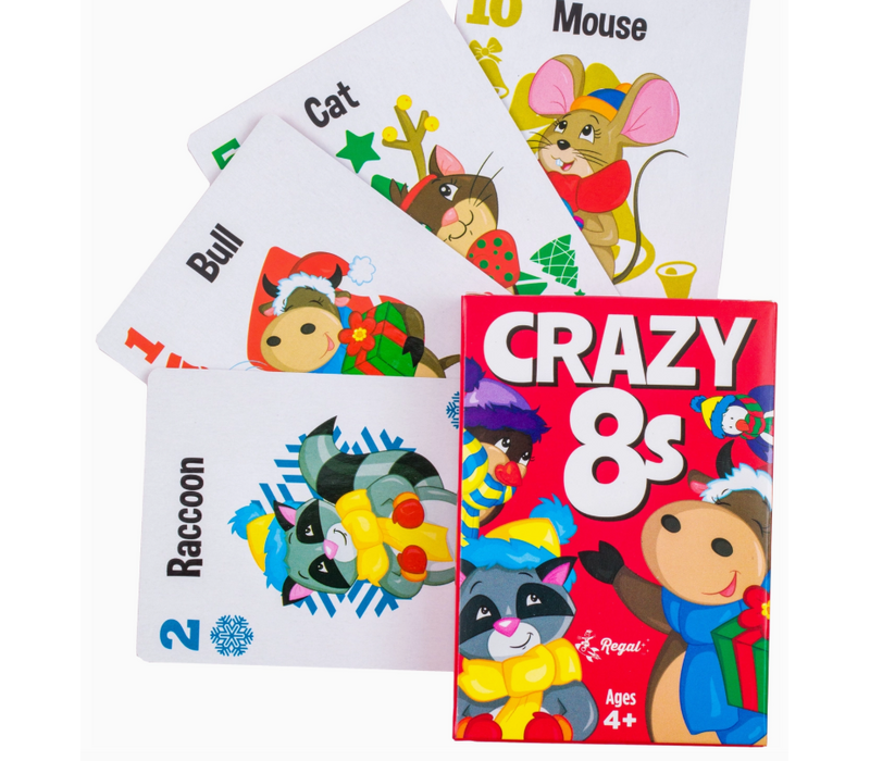 Holiday Kid's Card Games PDQ - Crazy 8's*