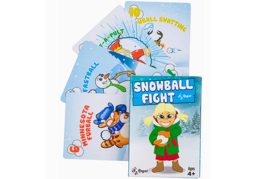 Regal Games Holiday Kid's Card Games PDQ -  Snowball Fight *