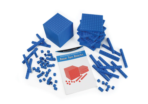 SI Manufacturing Interlocking Base Ten Starter Set - Blue*