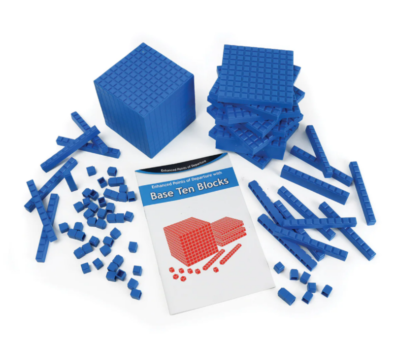 Interlocking Base Ten Starter Set - Blue*