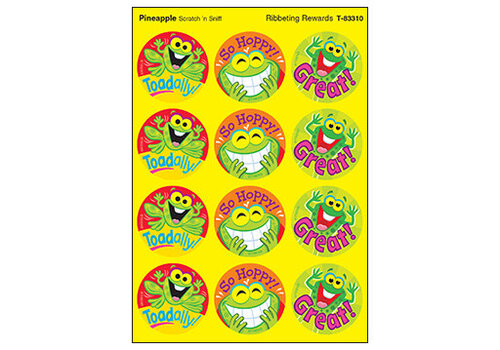 Trend Enterprises Ribbeting Rewards / Pineapple Stinky Stickers  (D)*