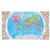 REPLOGLE GLOBES Replogle Laminated World  Map*