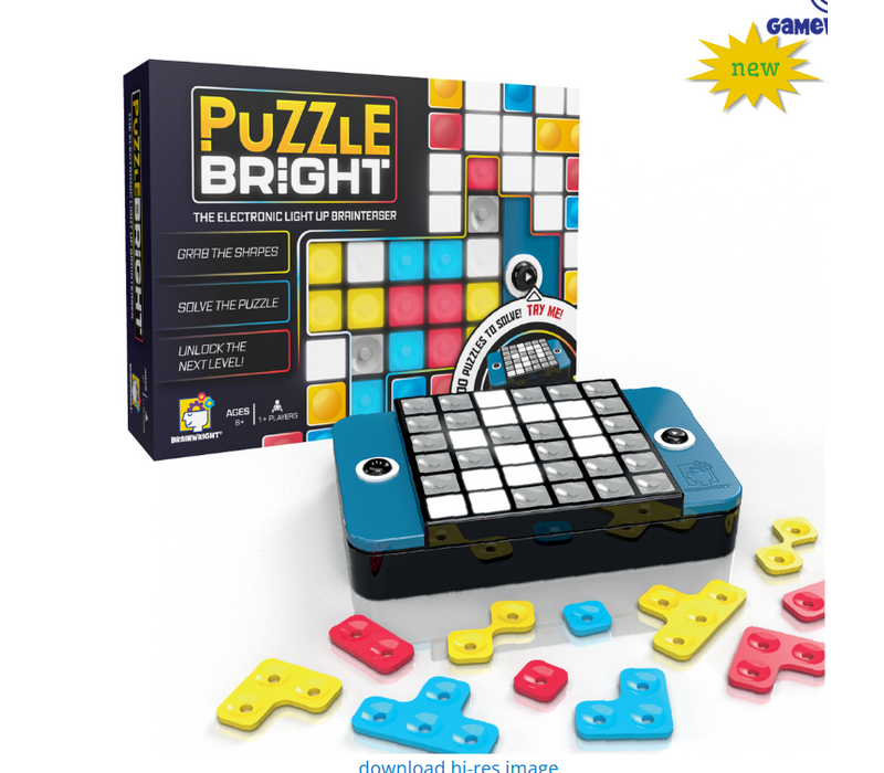 Puzzle Bright - Electronic Handheld Puzzle Brainteaser Game*