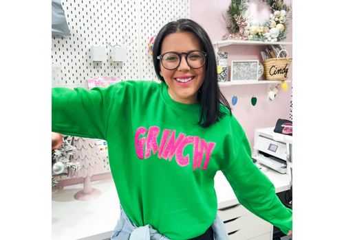 Lessons In Positivity Grinchy Sweater - Small*