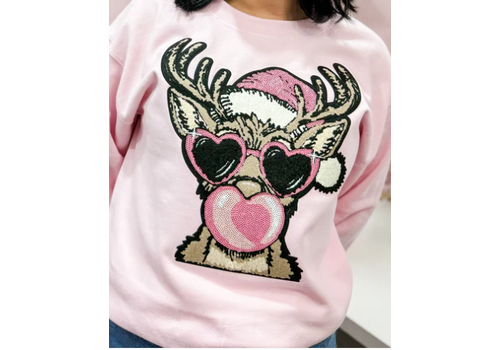 Lessons In Positivity Bubbly Blitzen Sweater - small*