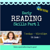 Early Reading Skills  - Level 1 WINTER  2026  Tuesdays 4:15-5:15pm*