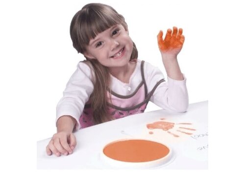 CENTER ENTERPRISES Ready2Learn Circular Jumbo Orange Washable Stamp Pad