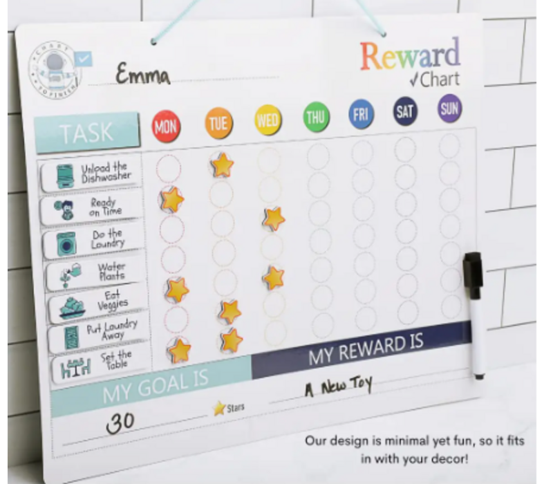 Behavior Reward Chart For Kids
