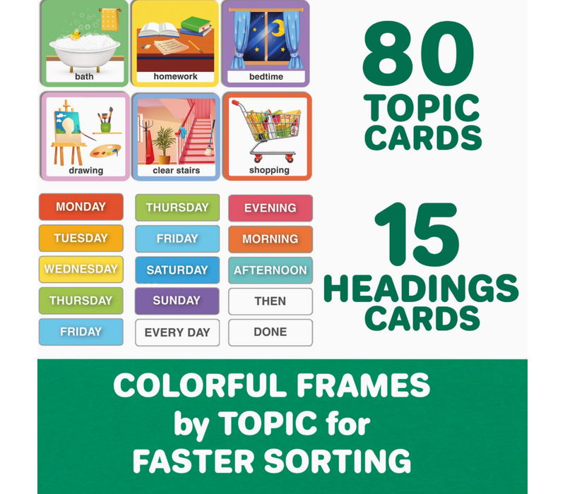 Magnetic Visual Card Set - Behavior and Chores