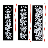 Color Your Own Valentine's Day Bookmark (sold individually)