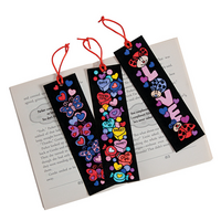 Color Your Own Valentine's Day Bookmark (sold individually)