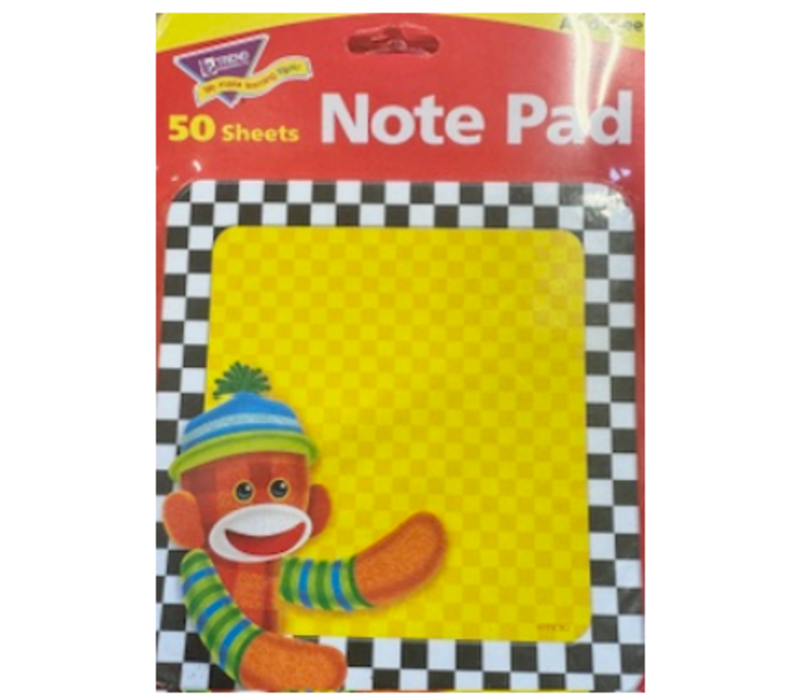 Sock Monkeys Notepad