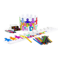 Happy 100th Day Crowns - Colour Your Own (24 per package)