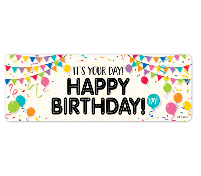 Core Decor Happy Birthday Bookmark NEW!