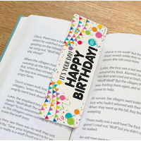 Core Decor Happy Birthday Bookmark NEW!