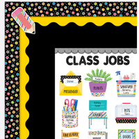 Core Decor Dotted Dots on Black  Border