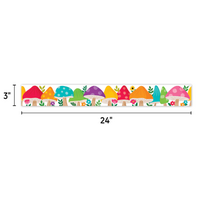 Woodland Friends Jumbo Mushroom Border NEW!