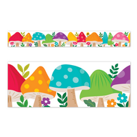 Woodland Friends Jumbo Mushroom Border NEW!