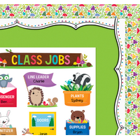 Woodland Friends Mushroom Medley Border NEW!