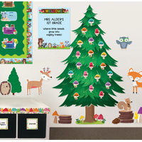 Woodland Friends Jumbo Pine Tree Bulletin Board