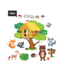 Creative Teaching Press Woodland Friends Treehouse Bulletin Board