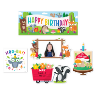 Woodland Friends Happy Birthday Mini Bulletin Board