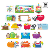 Woodland Friends Happy Birthday Mini Bulletin Board