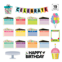 Copy of Woodland Friends Happy Birthday Mini Bulletin Board
