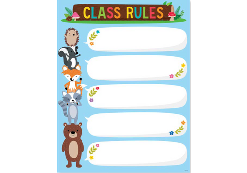 Creative Teaching Press Copy of Woodland Friends Class Jobs Chart NEW!