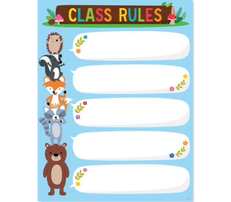 Copy of Woodland Friends Class Jobs Chart NEW!
