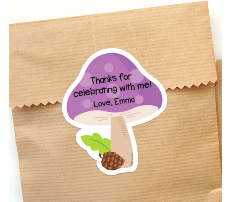 Woodland Friends Mushroom Medley  3 Inch Designer Cut-Outs