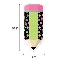 Core Decor Pattern Play Pencils 6" Designer Cut-Outs