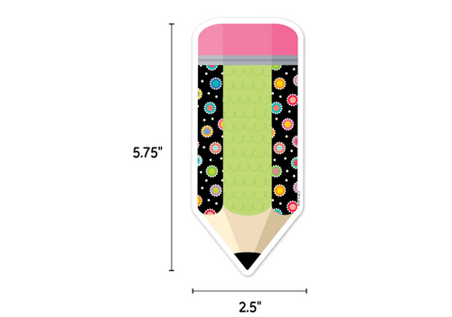 Creative Teaching Press Core Decor Pattern Play Pencils 6" Designer Cut-Outs