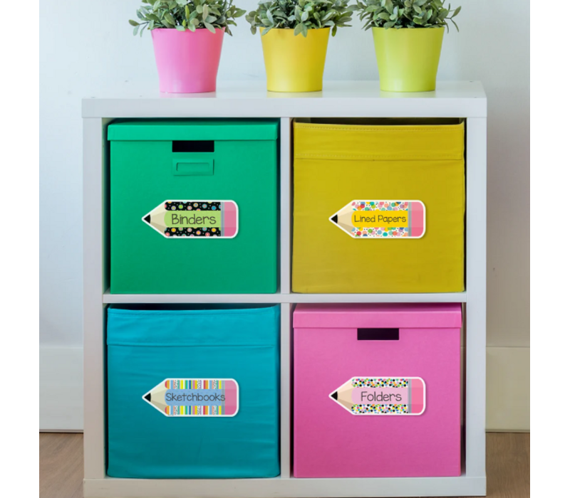 Core Decor Pattern Play Pencils 6" Designer Cut-Outs