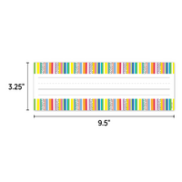 Core Decor Stripes and Dots Name Plates