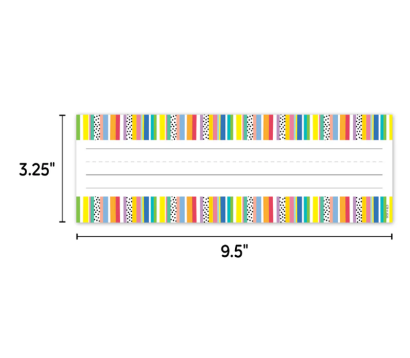 Core Decor Stripes and Dots Name Plates