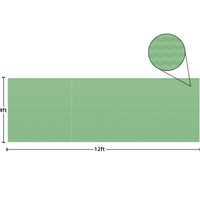 Better than Paper - Green Scallops  Bulletin Board Roll