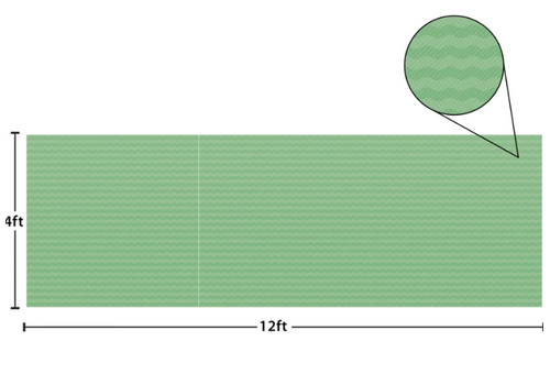 Teacher Created Resources Better than Paper - Green Scallops  Bulletin Board Roll