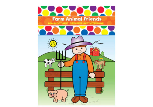 Do a Dot Do-A-Dot Art -  Farm Animal Friends Activity Book