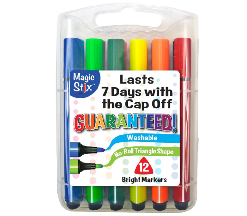 Triangular Magic Stix Markers 12 Pack
