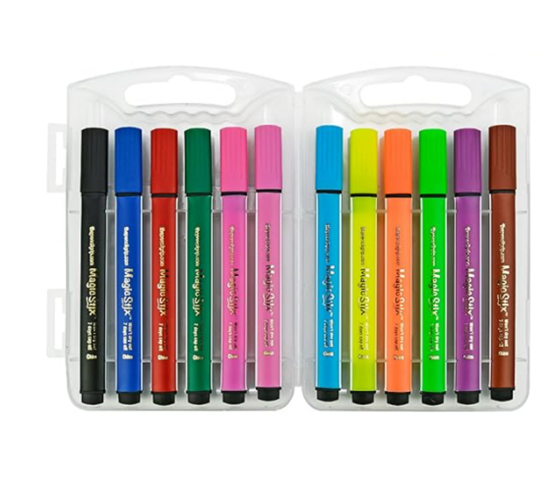 Triangular Magic Stix Markers 12 Pack