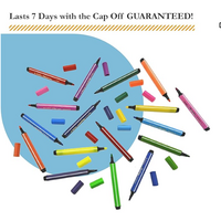 Triangular Magic Stix Markers 12 Pack