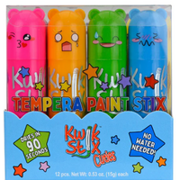 NEW! Kwik Stix Paint Sticks Cuties, Set of 12 Colors