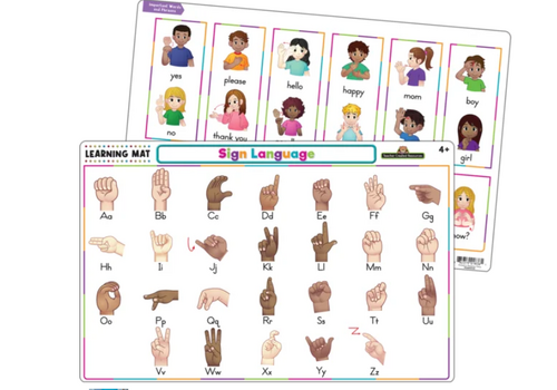 Teacher Created Resources Sign Language Learning Mat