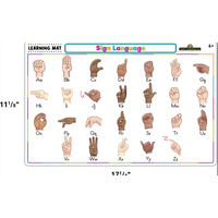 Sign Language Learning Mat