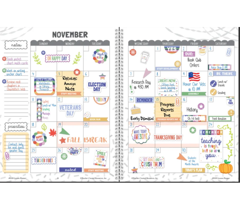 Color Crush Teacher Plan Book